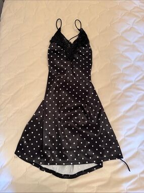 edikted black and white dress Cienna Strappy Polka Dot Mini Dress  edikted